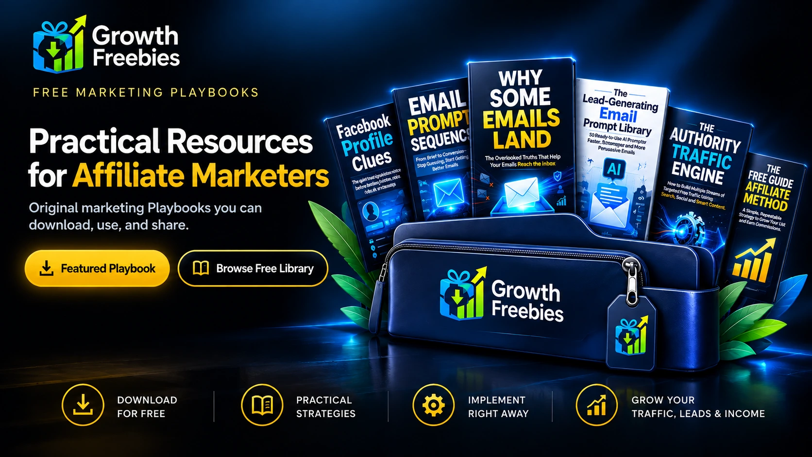 Growth Freebies Marketing Playbook Library